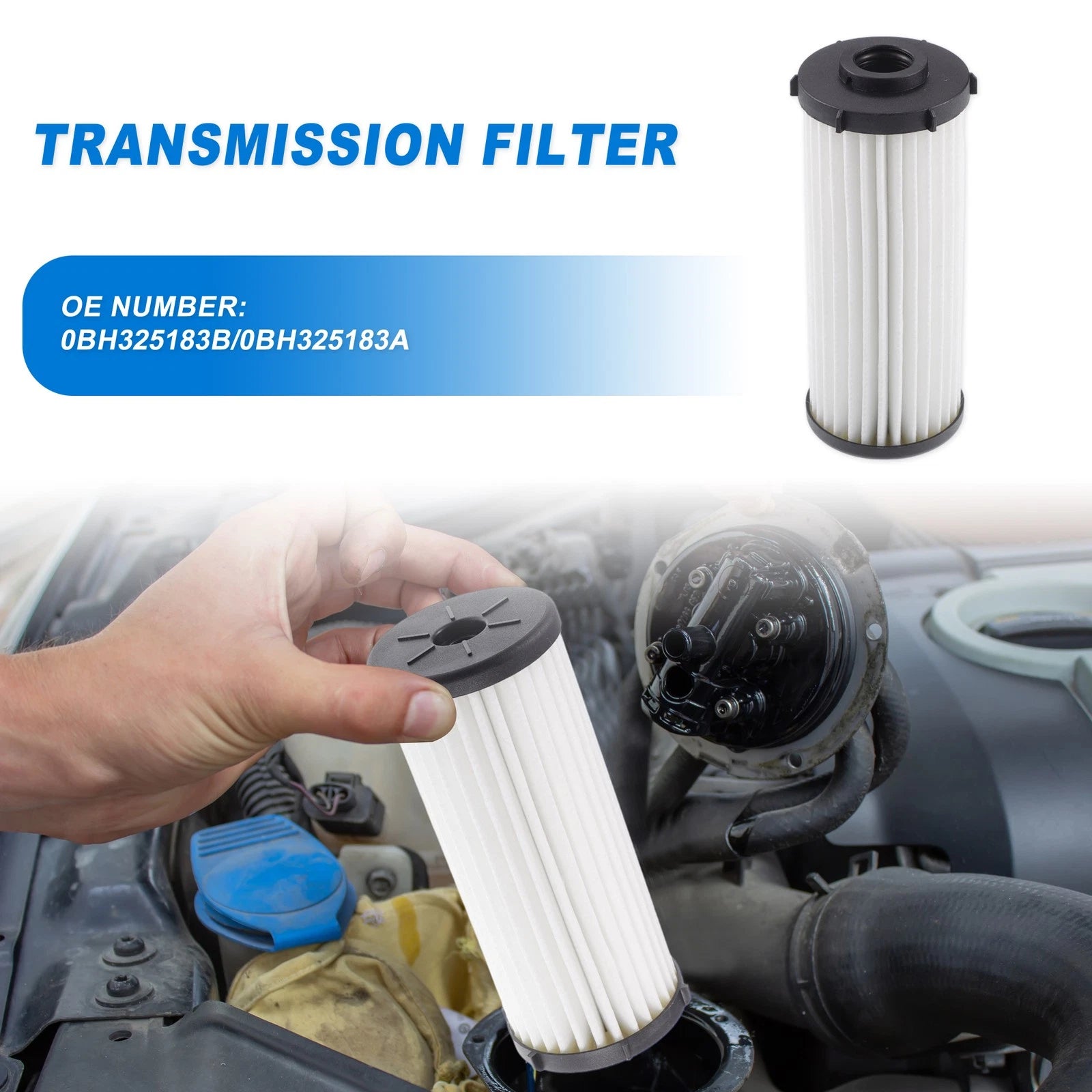 Automatic Transmission Filter Oil Cooler Filter Replacement for Audi A3 (2013–2020)