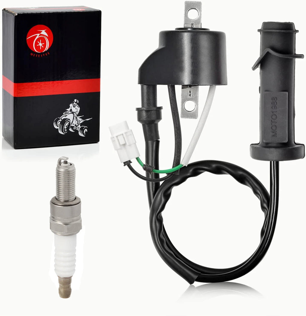 Ignition Coil Pack & Spark Plug Kit for Arctic Cat 650 4x4 H1 (2006–2011)