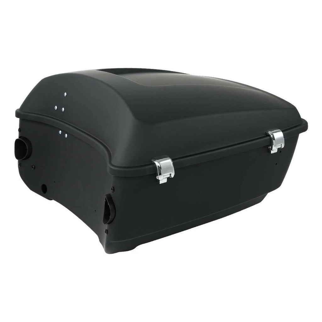 Matte Black Trunk Backrest Mount Rack for Harley Electra Glide (1997–2008)
