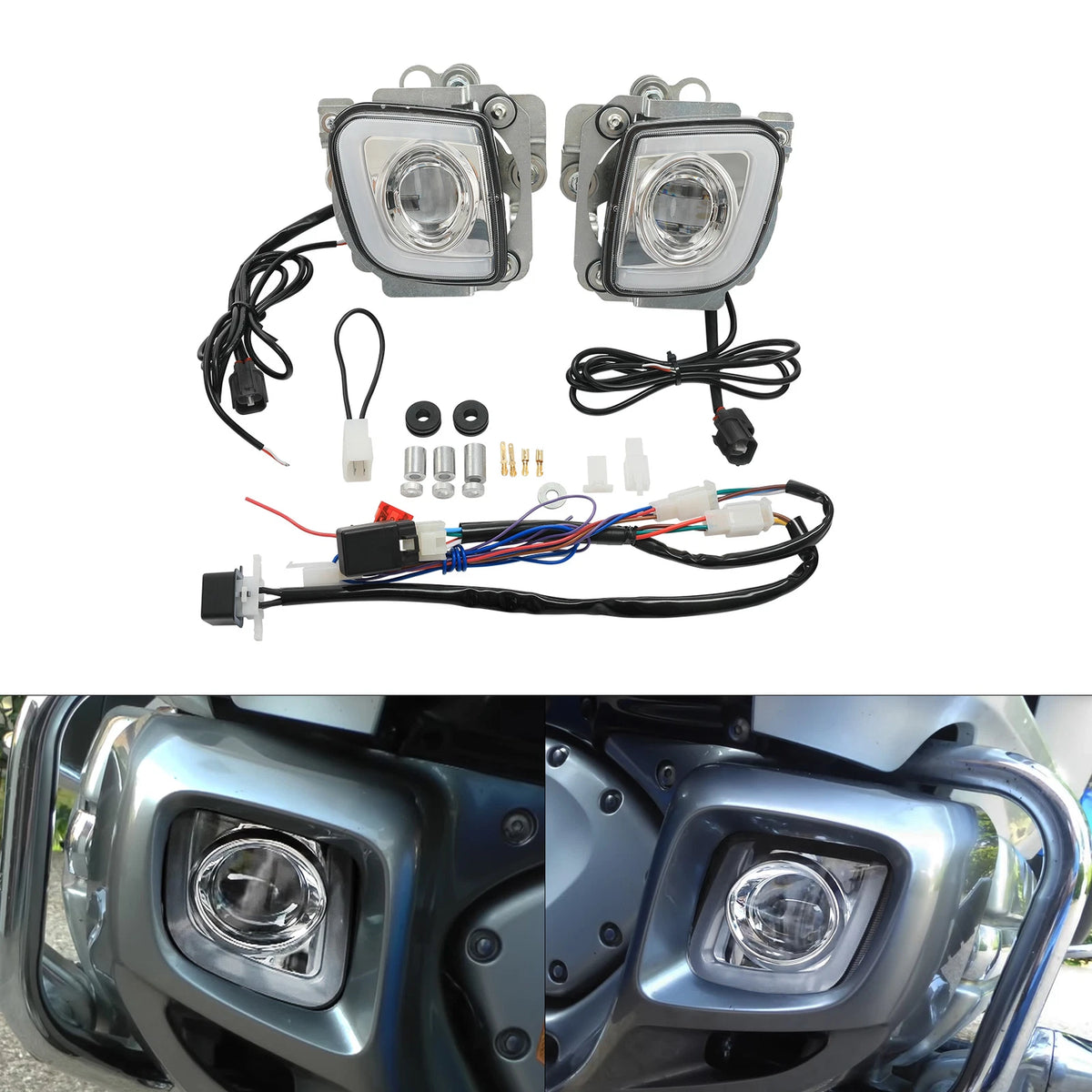 LED Fog Light Kit for Honda GL1800 F6B Valkyrie 1800 (2012–2017)