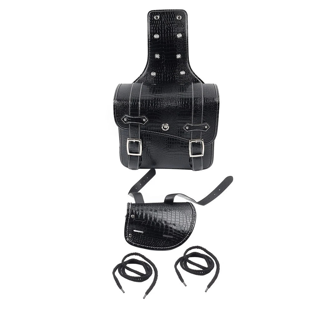 1 Pair Saddle Bag Luggage Side Tool Bag for Harley Honda