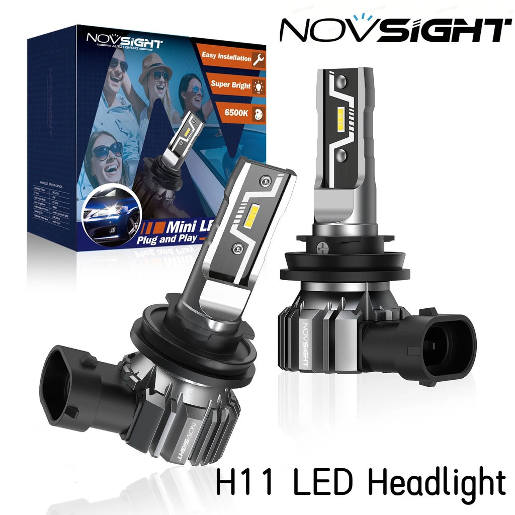 2X H11 H8 H9 LED Headlight Bulbs Conversion Kit for