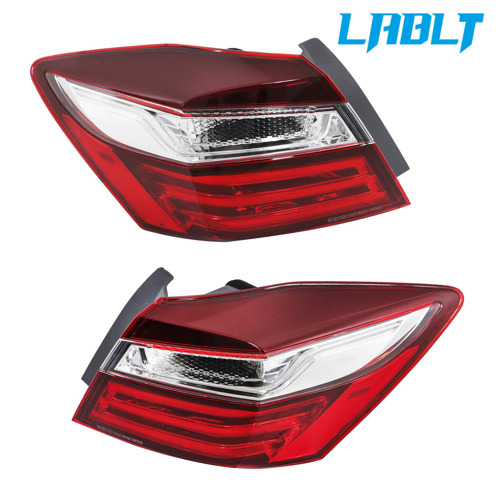 2X Tail Light Lamp Outer Pair for Honda Accord (2016–2017) LABLT