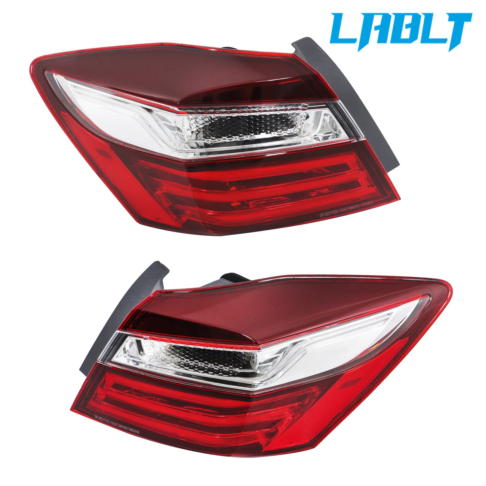 2X Tail Light Lamp Outer Pair for Honda Accord (2016–2017) LABLT