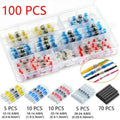 100x Tinned Copper Sleeve Shrinkable Butt Terminal Connectors