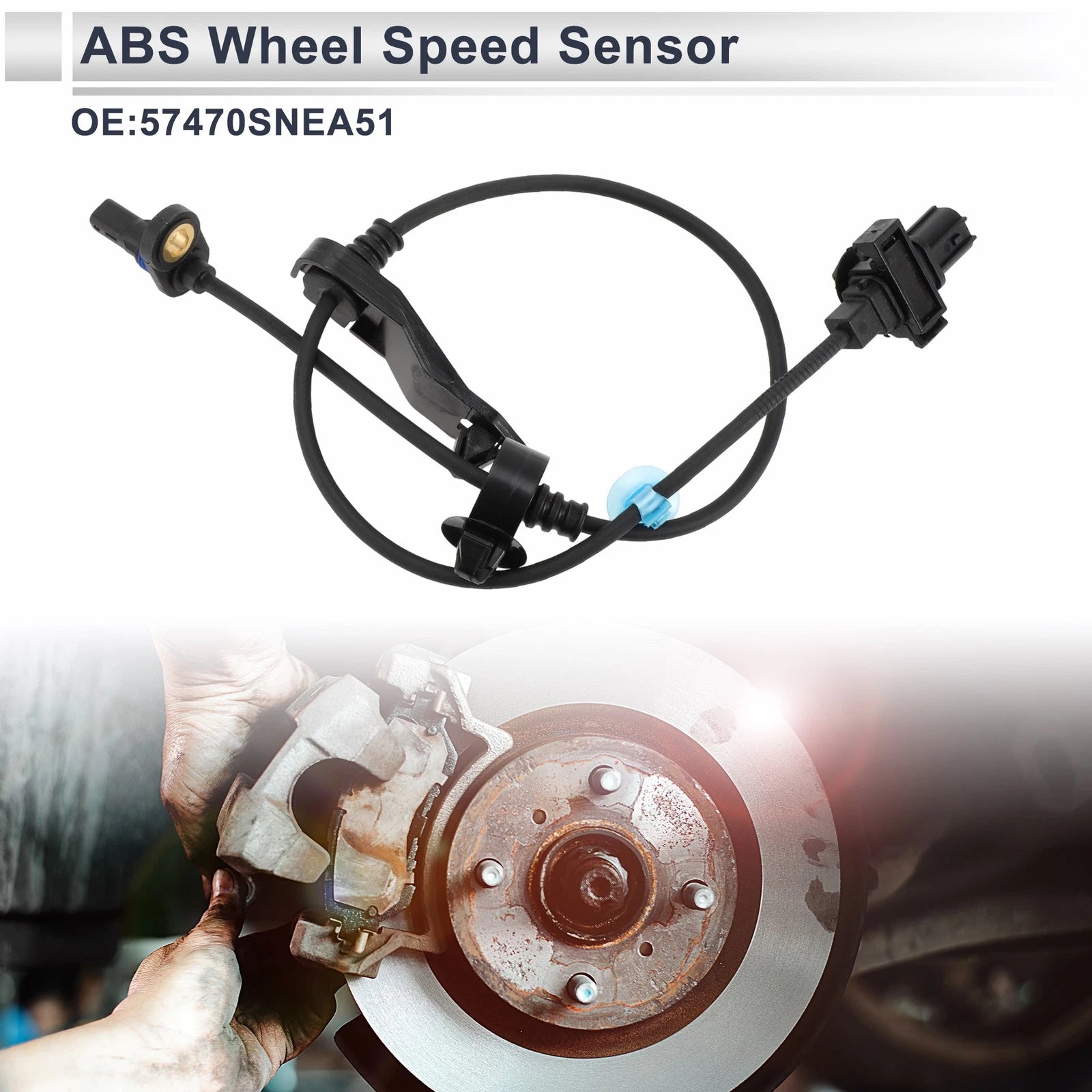 ABS Wheel Speed Sensor Replacement Rear Right for Honda Civic (2009–2011)