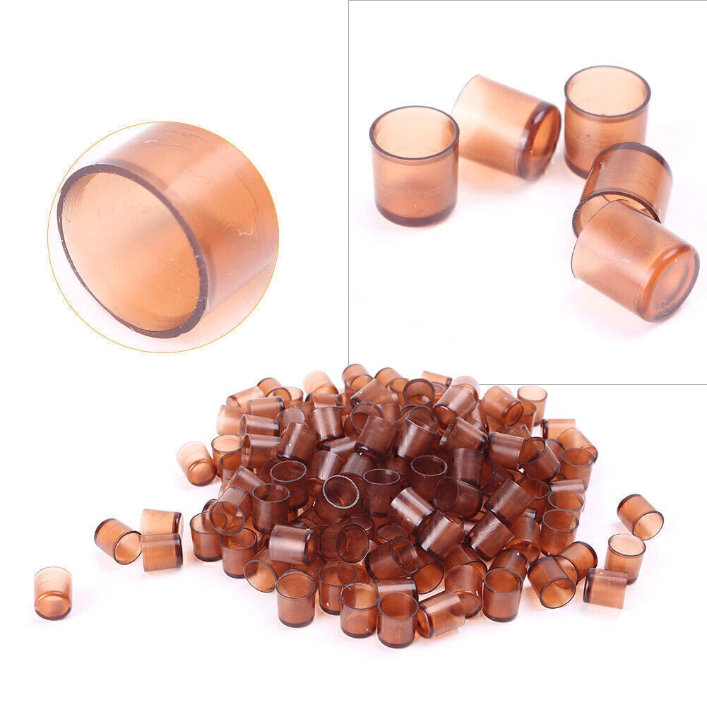 Set of 200 Thick Brown Bee Queen Rearing Cell Cups for Beekeeping