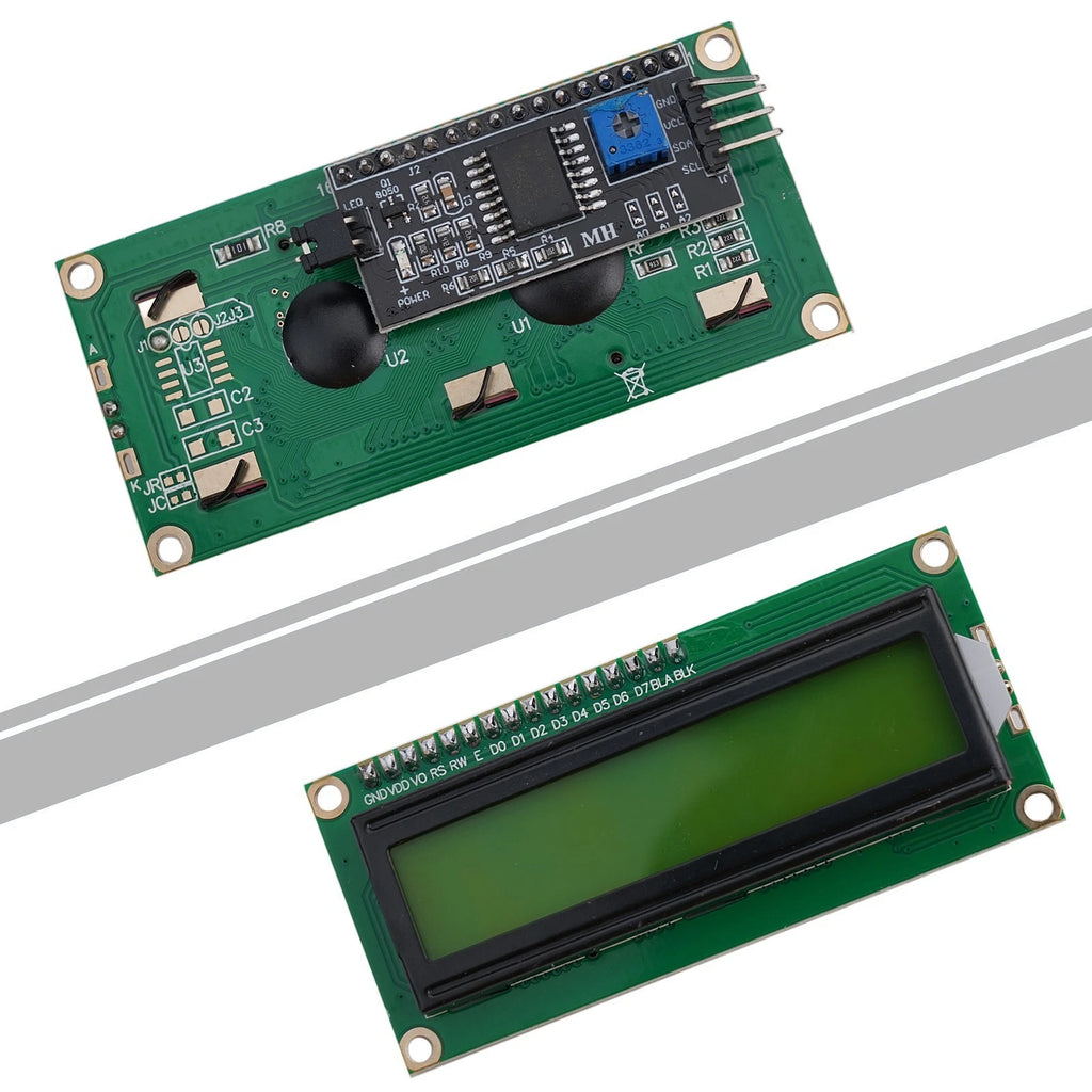 16x2 LCD Module Display for Character and Temperature Display