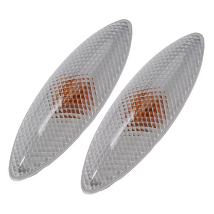 2Pcs Clear Side Marker Light For 1999-2006 Toyota Yaris 81730-0D010, 81740-0D010