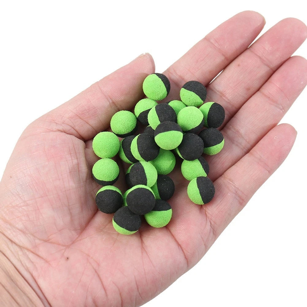 30pcs EVA Dual Tone Float Beads for Fishing