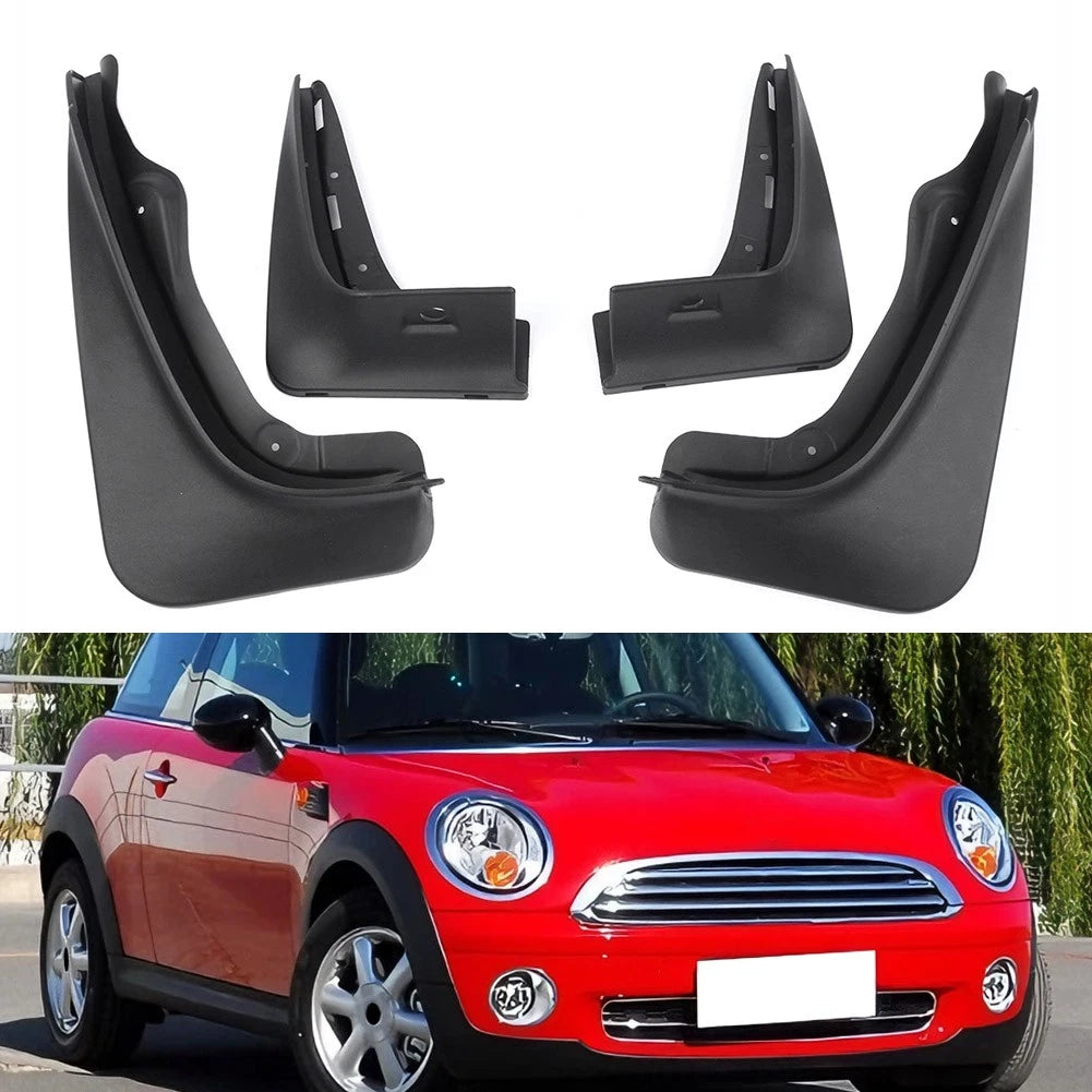 Set of 4 Mud Flaps for Mini Cooper One R56 (2008–2014)
