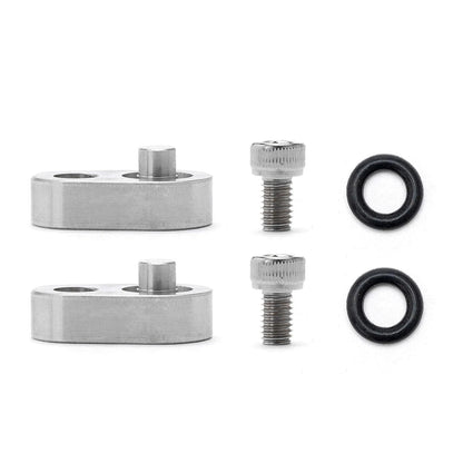 Rear Coolant Crossover Block Off Plug Kit for GM LS (Professional)
