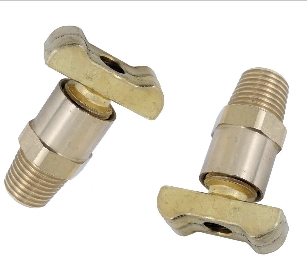 2Pcs Cylinder Block Drain Tap 1/4" for Volvo Penta Mercruiser (82745, 18-4218, 16951Q1)