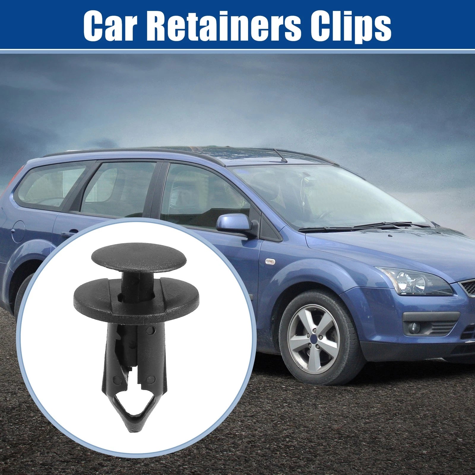 Bumper Retainer Clips Push Type Rivet Set for Ford Escape (2001–2012)