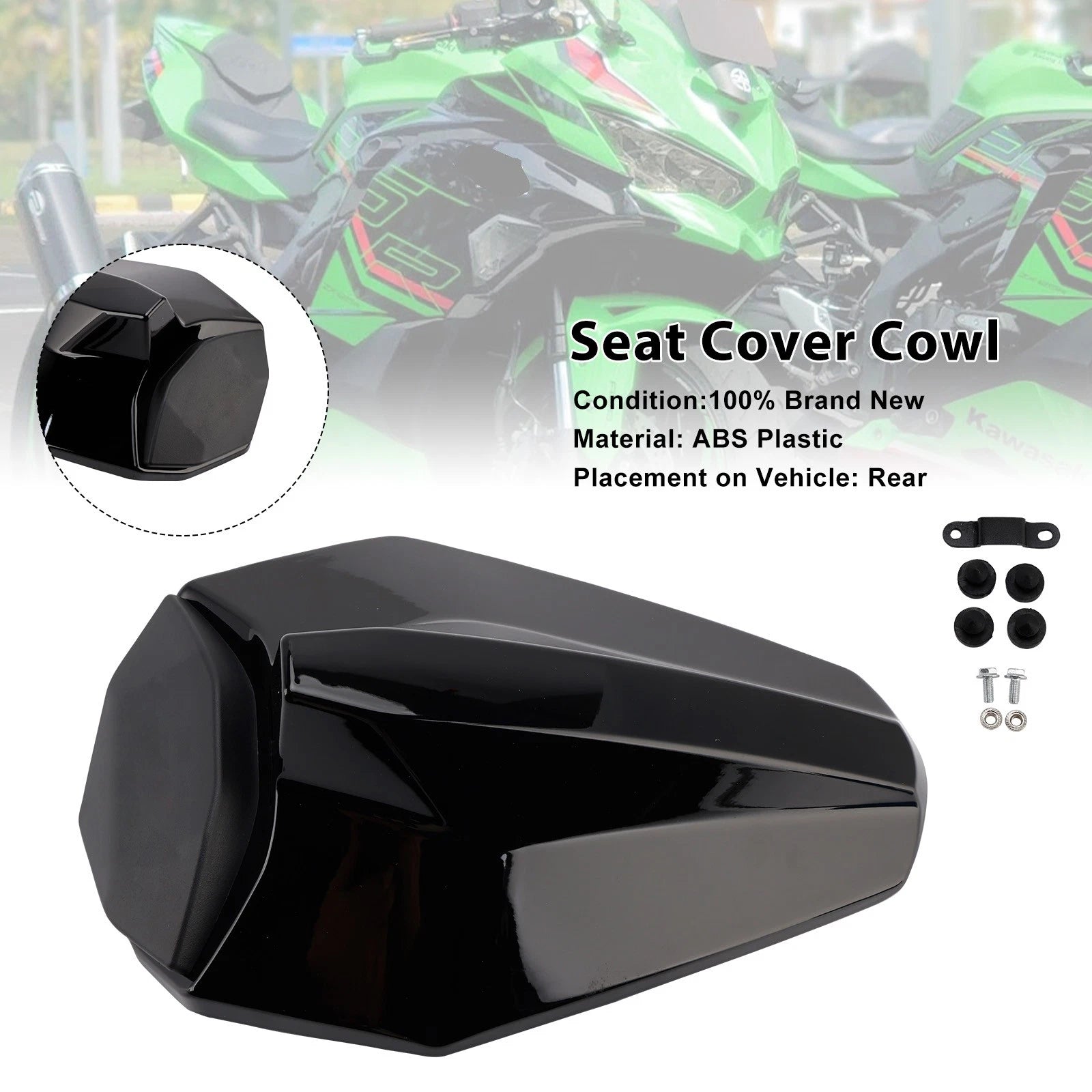 Racing Tail Rear Seat Fairing Cowl for Kawasaki ZX25R ZX4R ZX4RR (2020–2025)