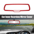 Rearview Mirror Cover Trims ABS Red for Dodge Challenger (2015–2020)