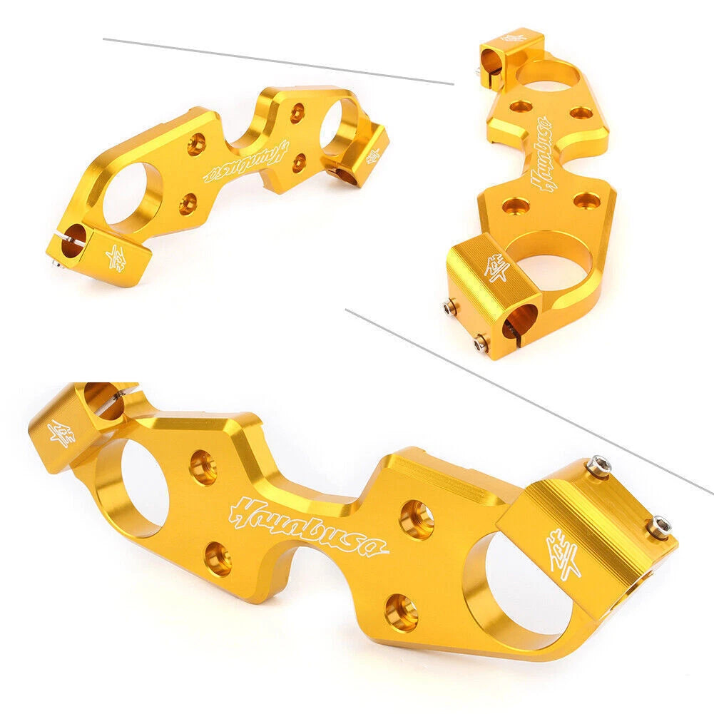 Triple Tree Upper Top Clamp for Suzuki GSXR 1300 Hayabusa (2008–2019) Gold