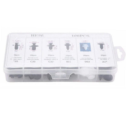 100PCS Automotive Fastener Clip Set for Door Panel Trim Clips