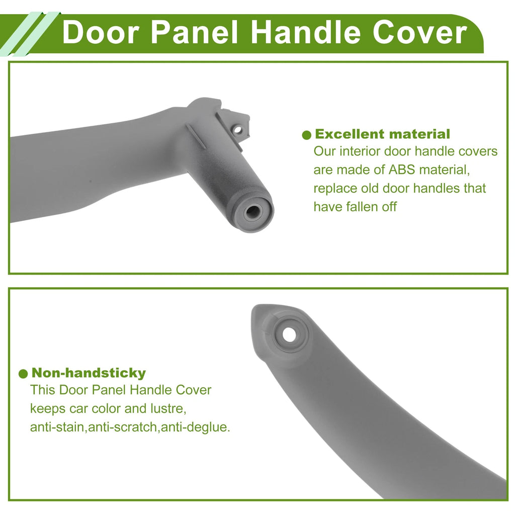 Door Panel Handle Pull Trim Cover for BMW X5 E70 (2008–2013) No. 51416969401 Gray
