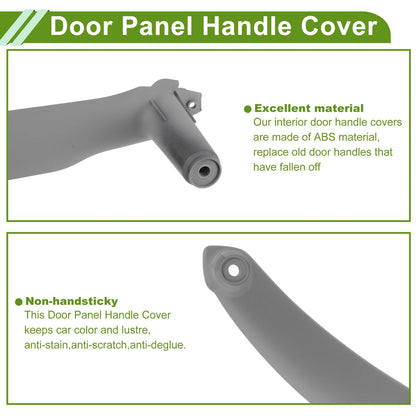 Door Panel Handle Pull Trim Cover for BMW X5 E70 (2008–2013) No. 51416969401 Gray