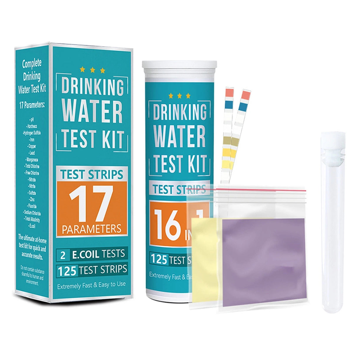 17 in 1 Water Testing Kit for Precise Contaminant Analysis