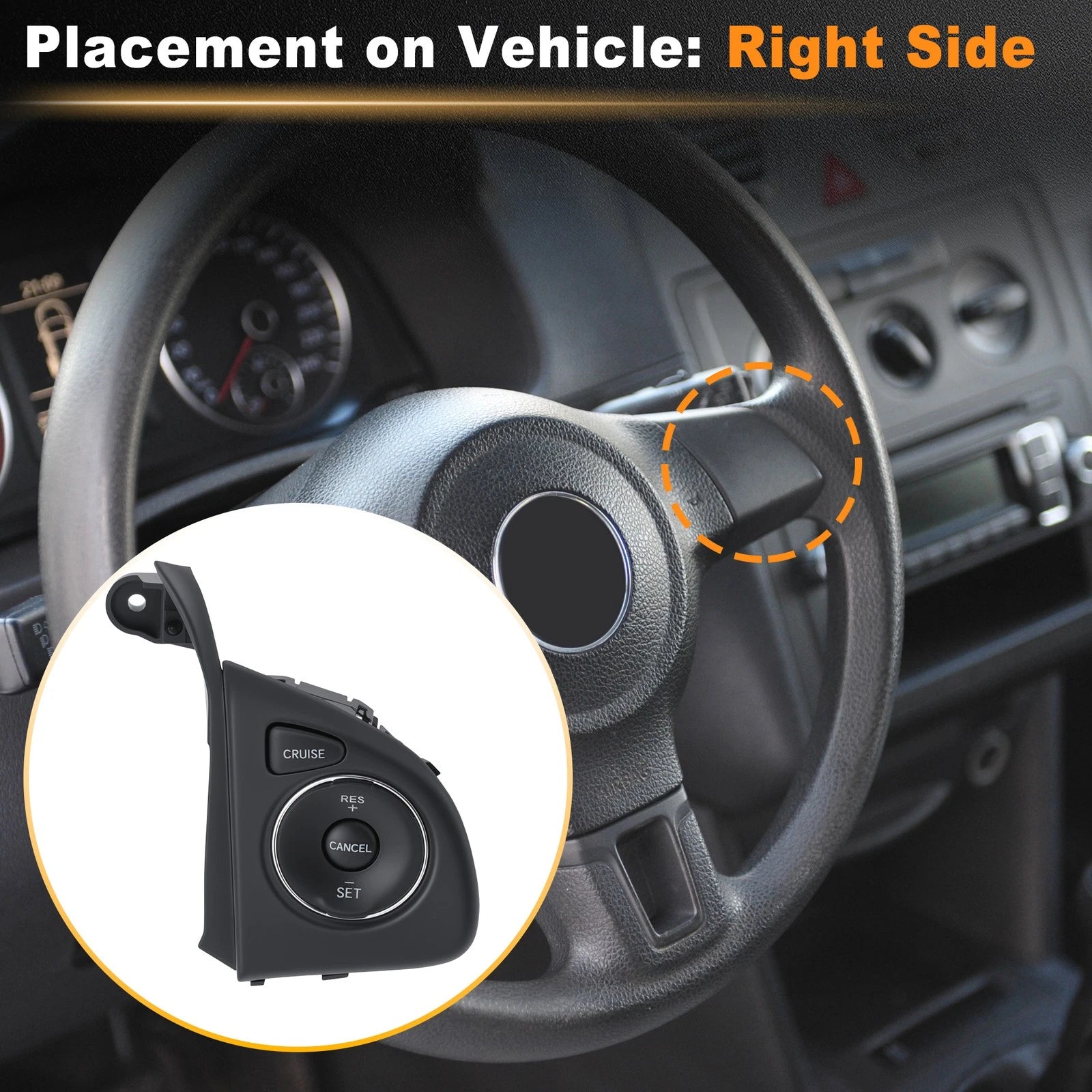Right Steering Wheel Cruise Control Switch 35880T0AA12 for Honda CR-V (2012–2016)