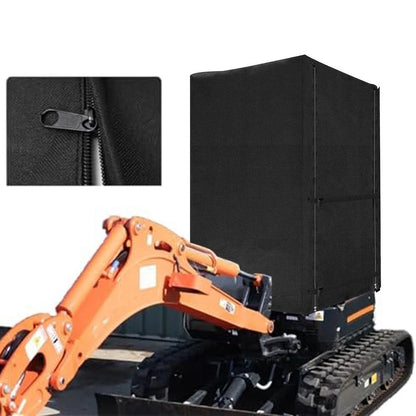 Heavy Duty Waterproof Dustproof Excavator Cover - Adjustable Fit
