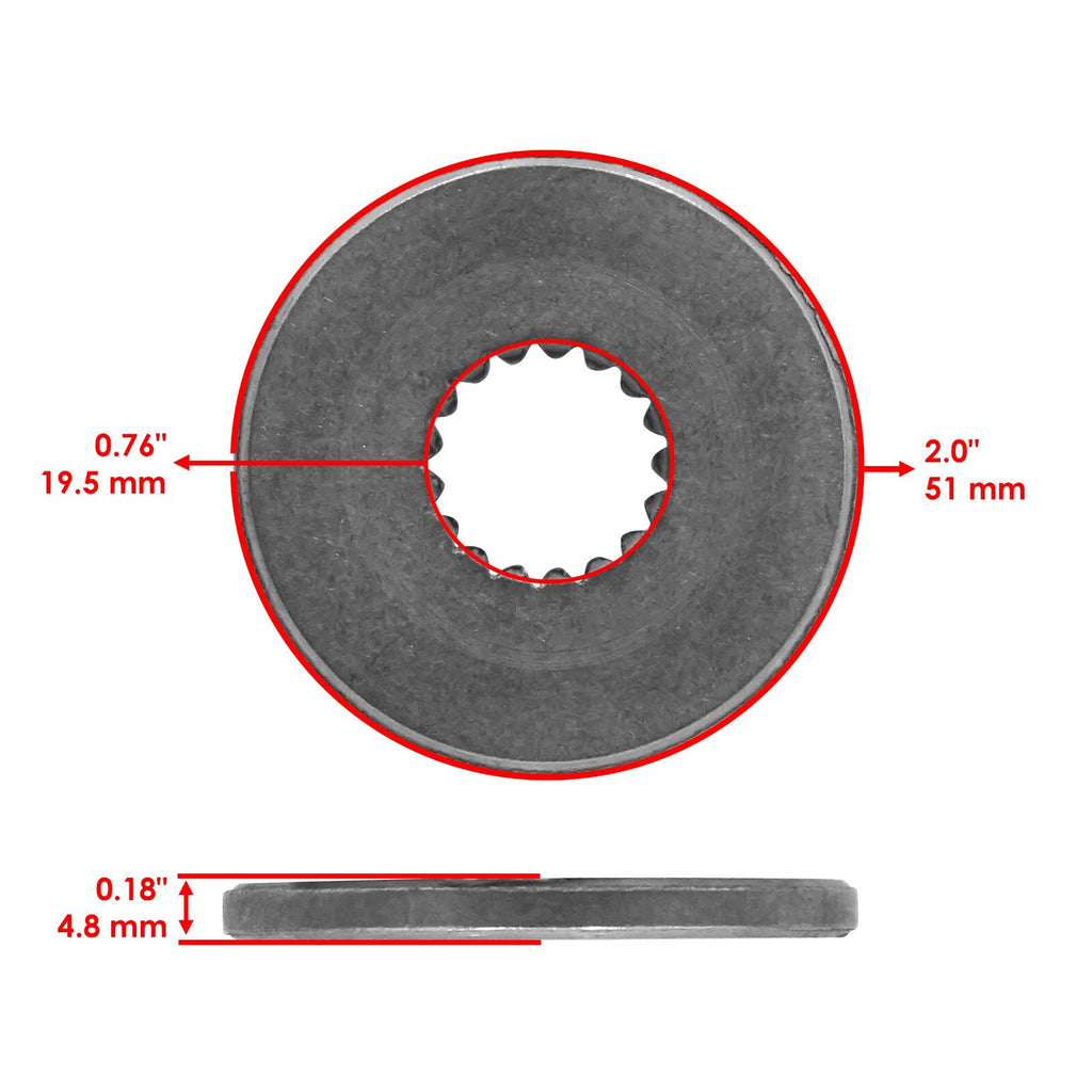 Spline Washer Blade Key for Simplicity Snapper 1615G 808GT 811GT (0–0)