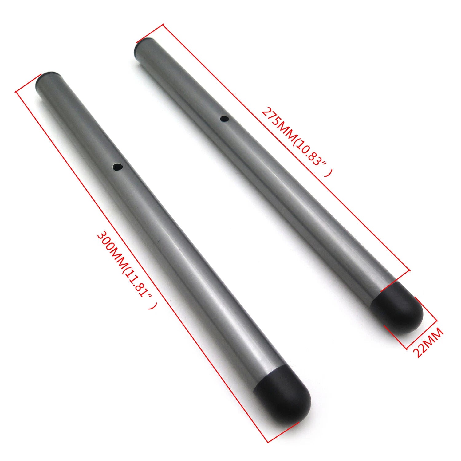 2X Clip-on Handlebars 7/8" for Motorcycle (Universal Fit)