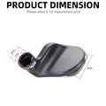 Set of 2 Air Box to Carburetor Rubber Intake Boots for Yamaha YFZ450 (2004–2009)