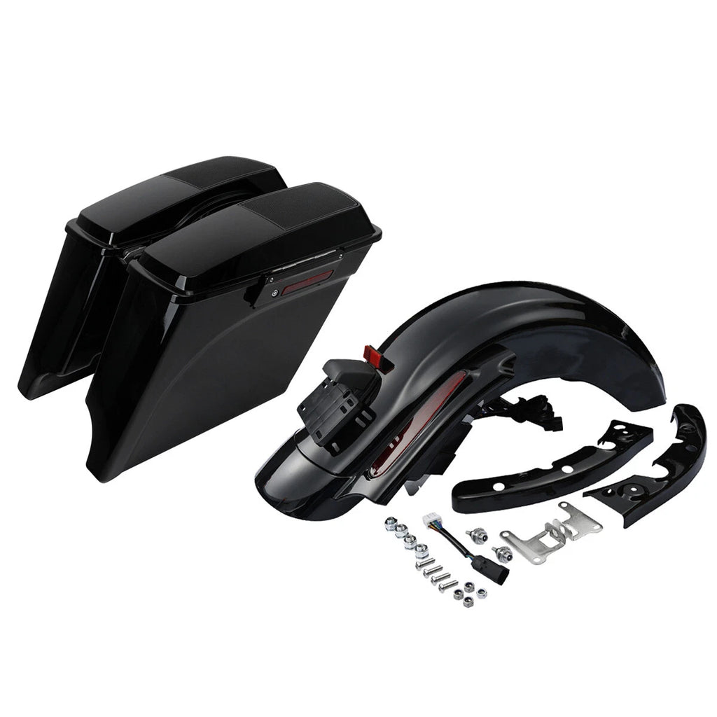 5" Stretched Saddlebags Speaker Lids for Harley Touring (2009–2013)