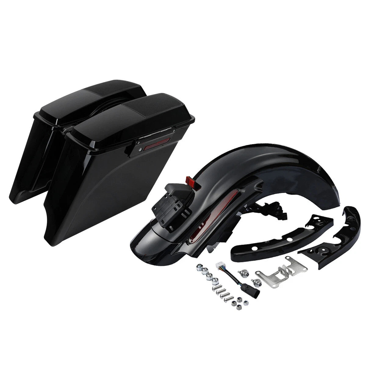 5" Stretched Saddlebags Speaker Lids for Harley Touring (2009–2013)