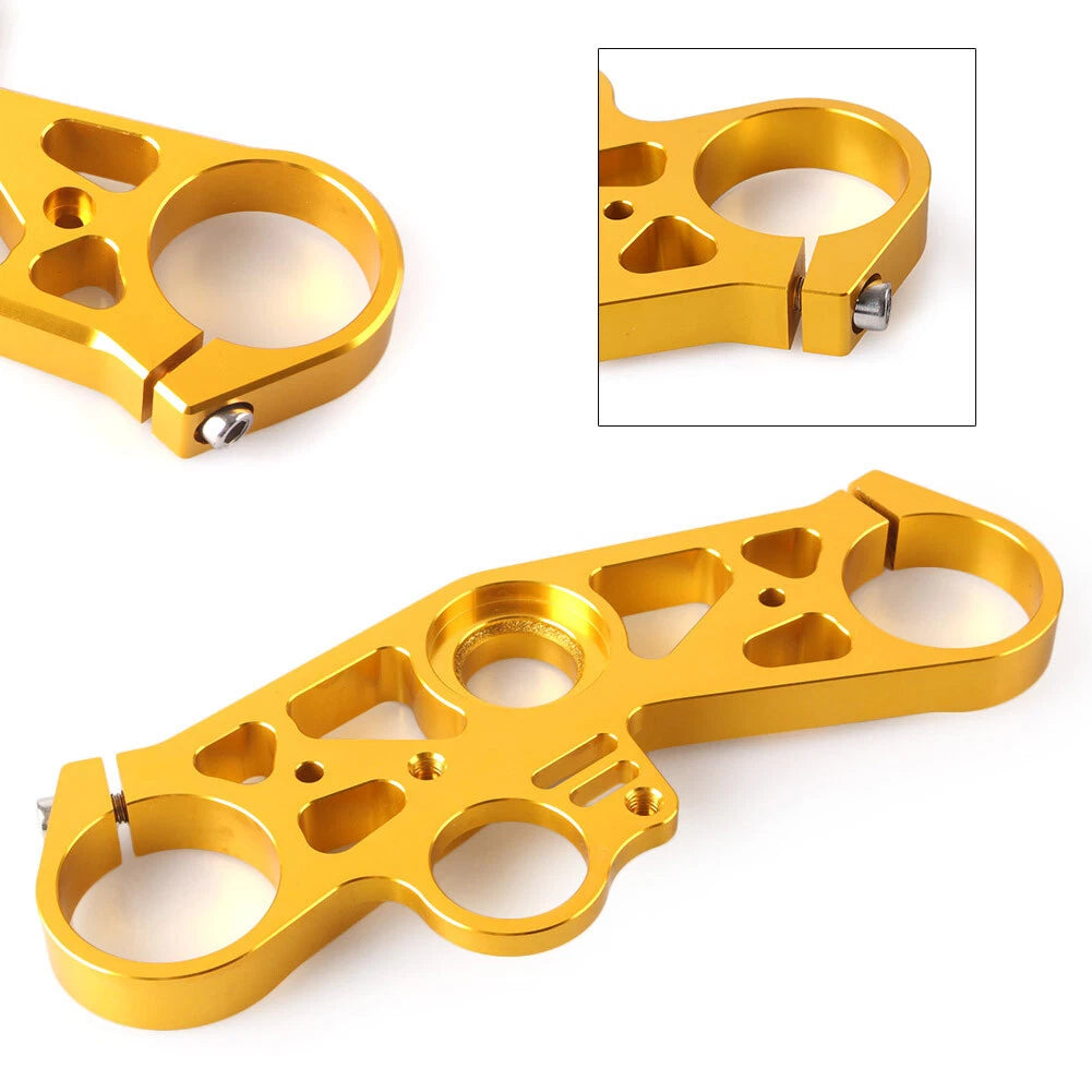 Triple Tree Front End Upper Top Clamp for Yamaha YZF R6 (2008–2016) Gold