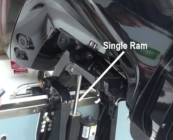outboard Wedge universal single ram transom saver support for Yamaha Honda