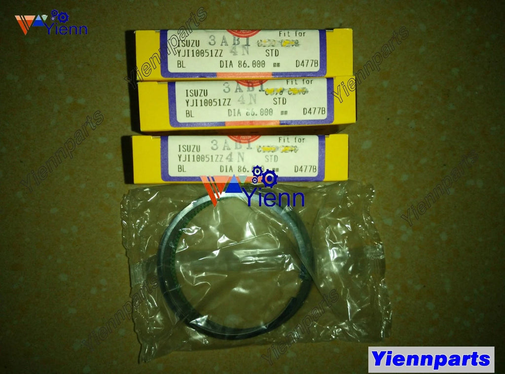 Piston Ring Set for Isuzu 3AB1 (EX50UR, EX50URG)