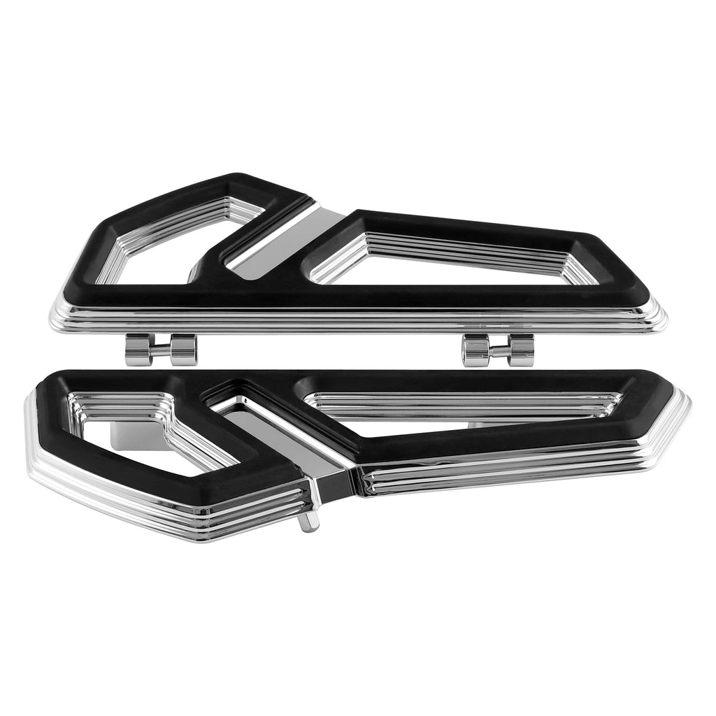 Chrome Driver Floorboards Footboard Bracket for Harley Road Glide (2014–2024)