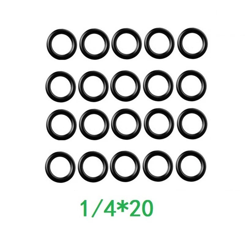 40pcs Rubber O-ring Washers for M22 1/4" 3/8" High Pressure Tools