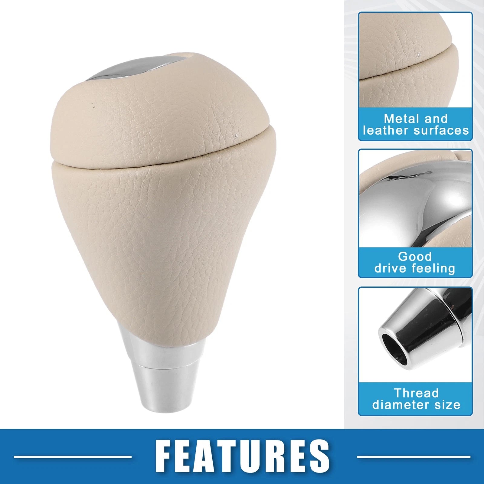 Gear Shift Knob Replacement Beige for Lexus Toyota (2000–2015)