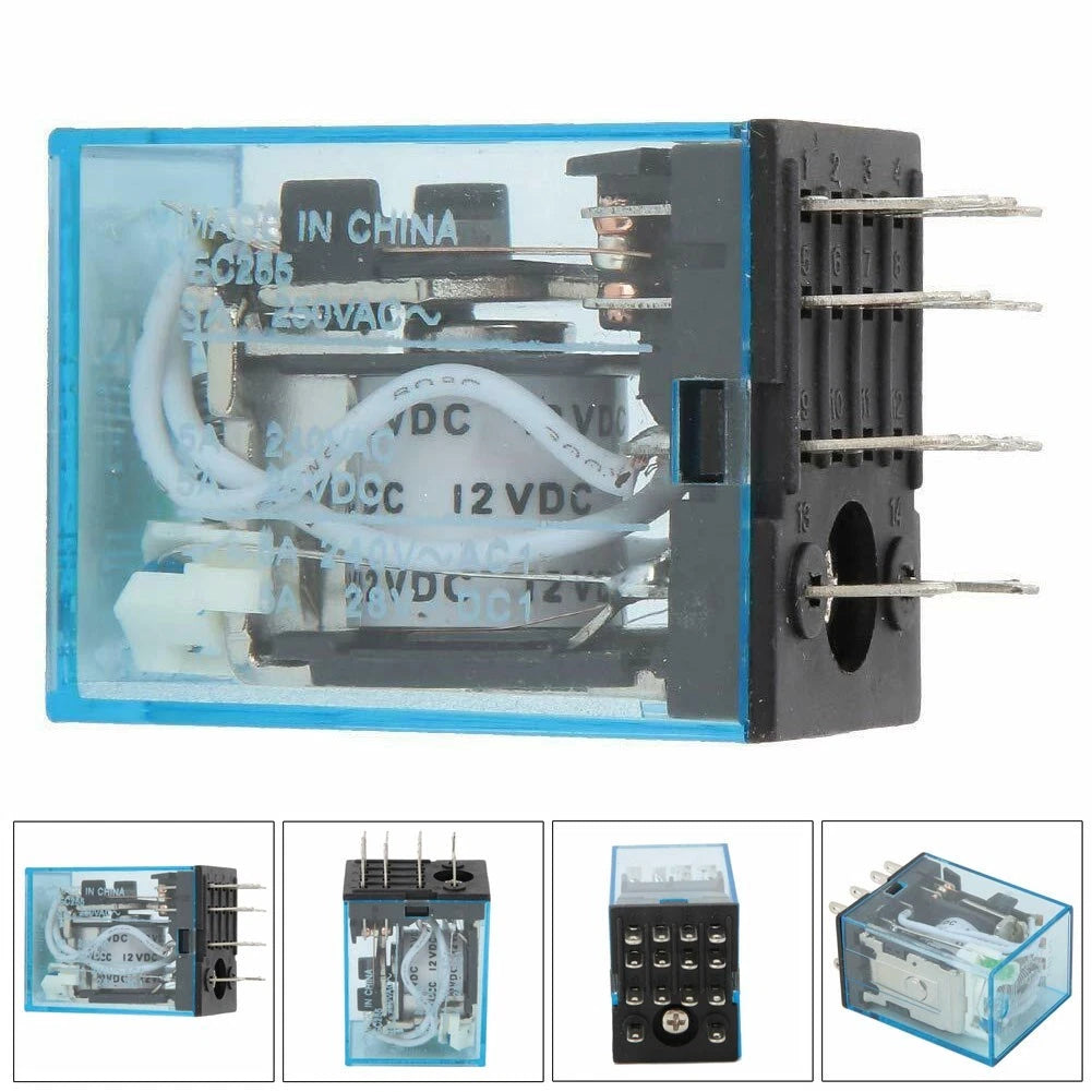 Coil Power Relay for 4NO 4NC Electromagnetic Relay