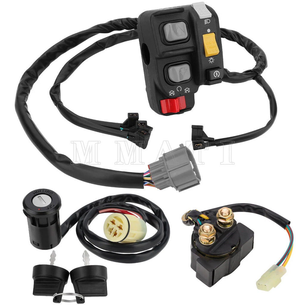 Handlebar Ignition Key Switch w/Relay for Honda Rancher TRX420 (2007–2013)