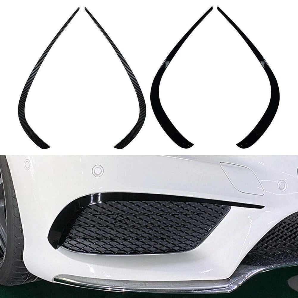 Front Bumper Lip Splitter Spoiler for Mercedes-Benz E-Class Coupe C207 (2013–2016)