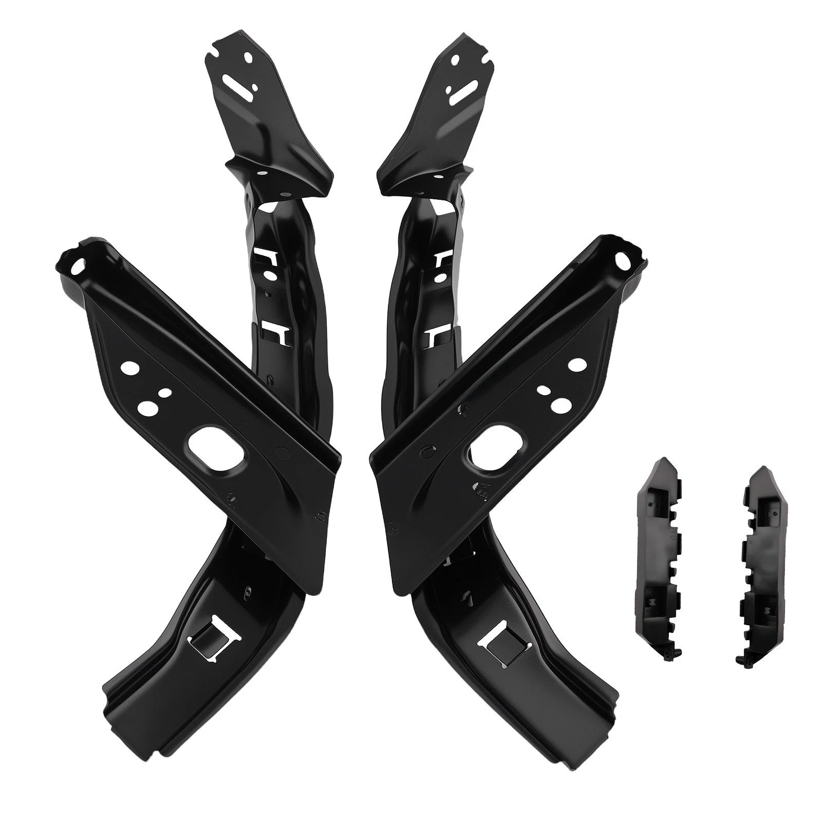 4X Front Headlight Bumper Bracket Support Retainer for Honda Civic (2012–2015)