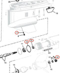 OMC Cobra Volvo Penta SX Propshaft Oil Seal Kit 3858303 3863090