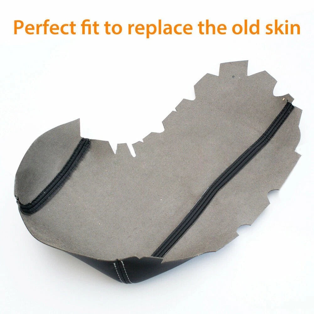 Armrest Cover for Car (Gray Stitch Leather Replacement)