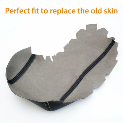Armrest Cover for Car (Gray Stitch Leather Replacement)