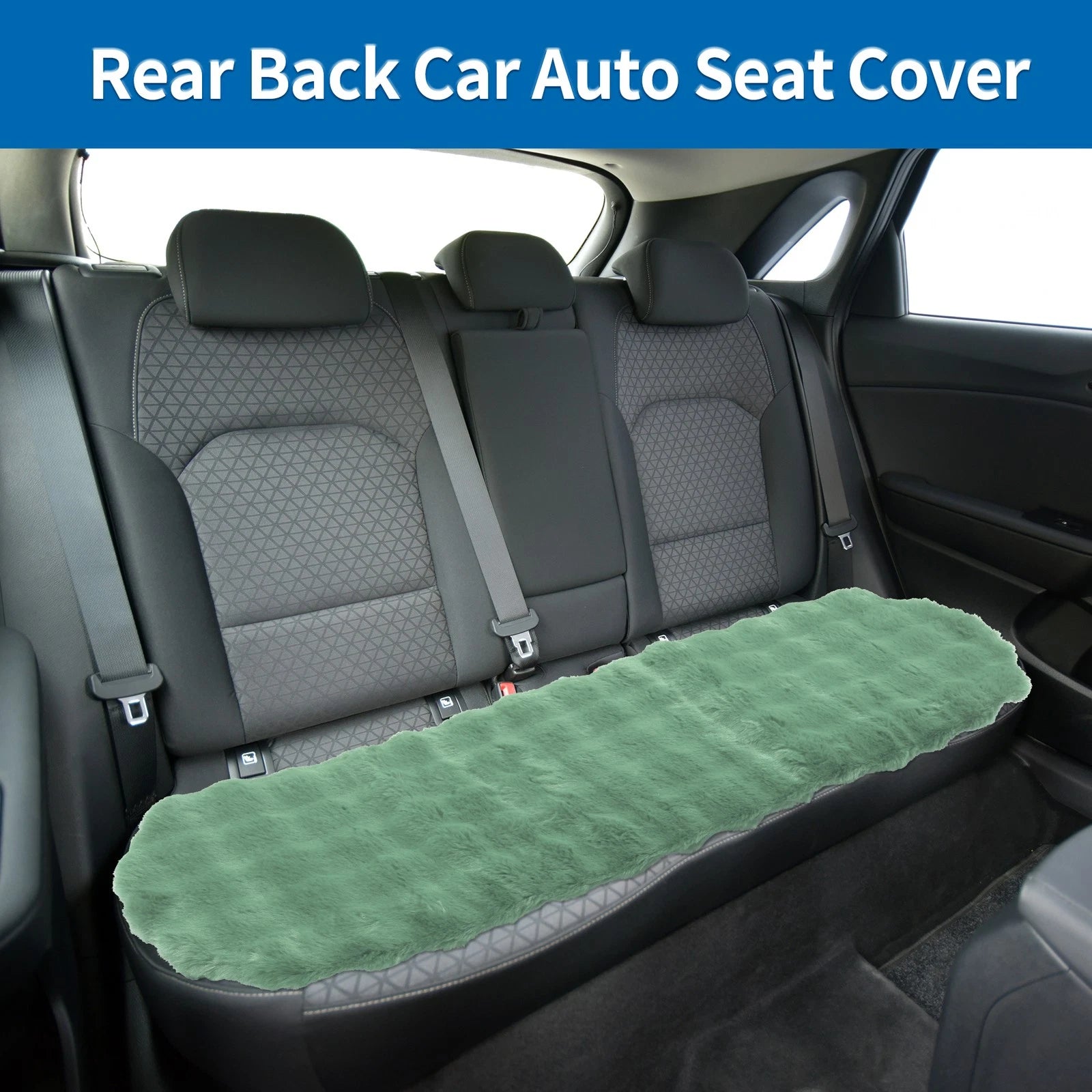 Back Seat Cover for - Bubble Fleece Mat Protector