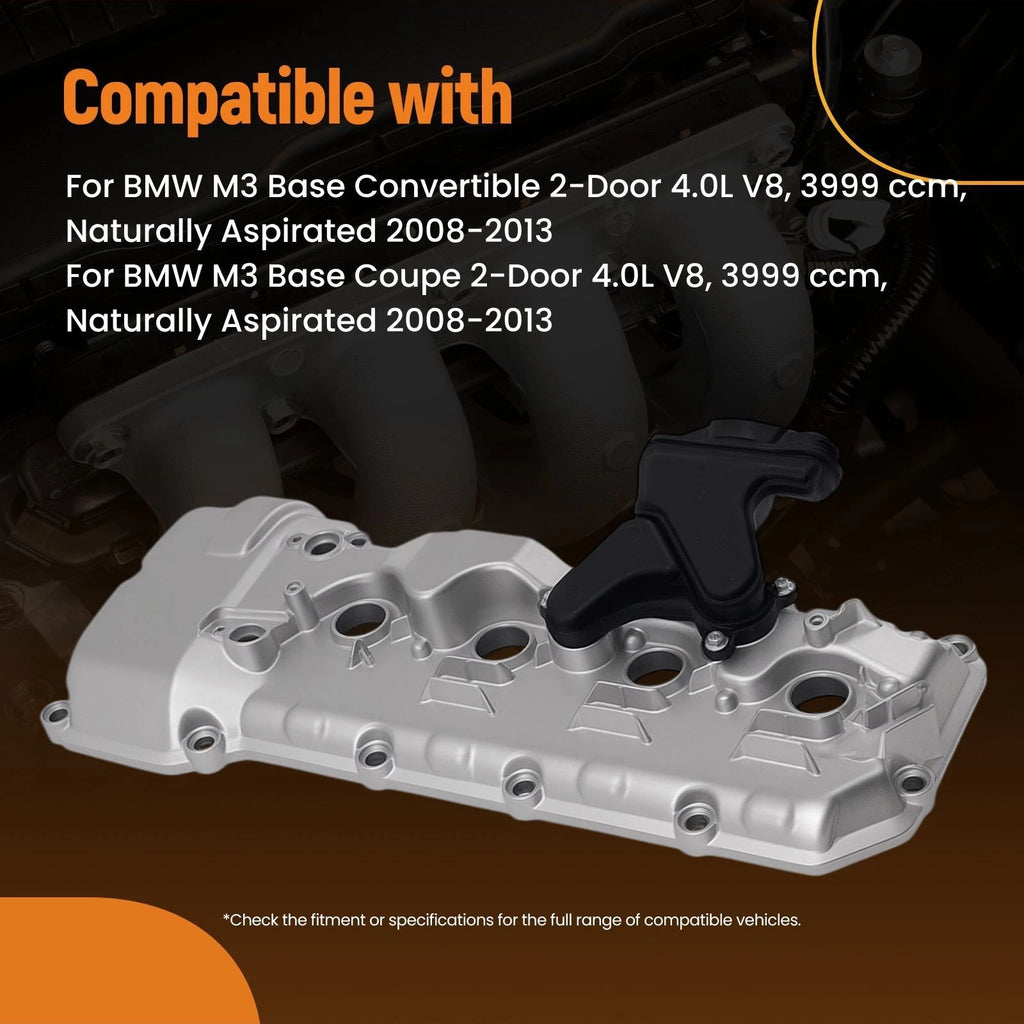Engine Block Set for BMW M3 V8 (2008–2013) 11127848154, PCV Box, Silver