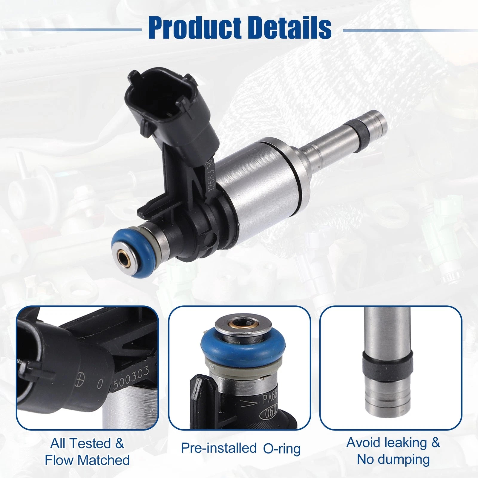 Fuel Injector Nozzle Replacement for Chevrolet Camaro LS (2010–2015)