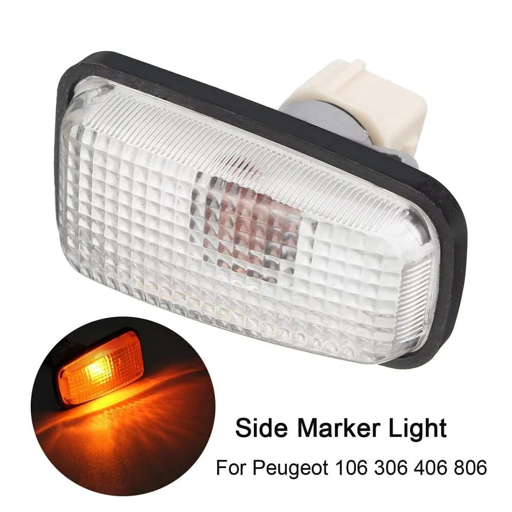 2Pcs Front Side Marker Light for Citroen Evasion Jumpy (1994–2003) 632567, 6325G3