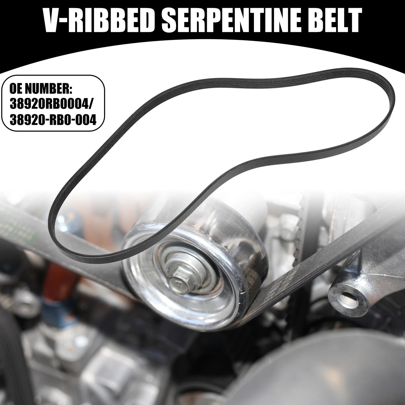 Serpentine Belt Replacement for Honda Fit 5-Door (2009–2013)